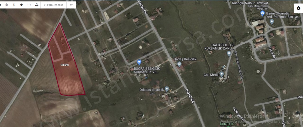 Çilingir Mah. Arnavutköy Satılık Tarla |  326M2 3.250.000Tl Resim-1