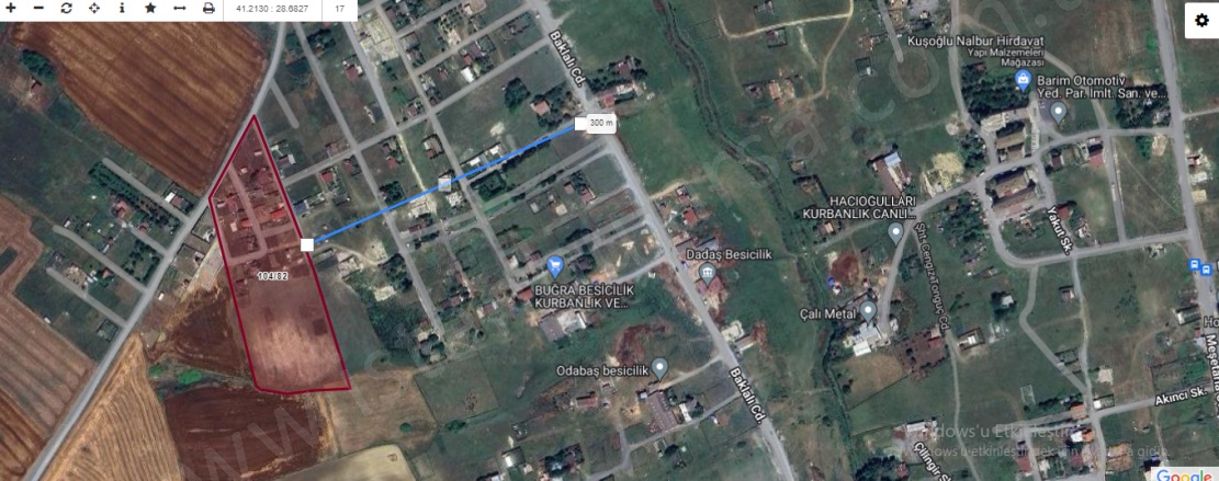 Çilingir Mah. Arnavutköy Satılık Tarla |  326M2 3.250.000Tl Resim-2