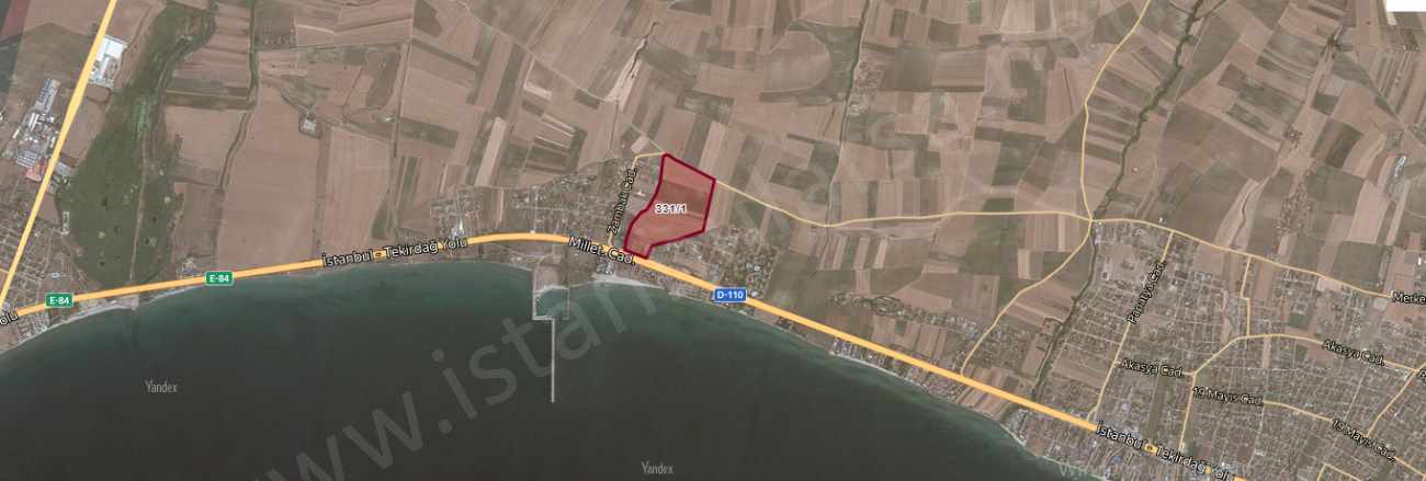 Tekirdağ Marmaraereğli Çeşmeli Mah Satılık Tarla Arsa 505 M2 Denize Yakın Yolu Var Hisseli Marmaraereğlisi