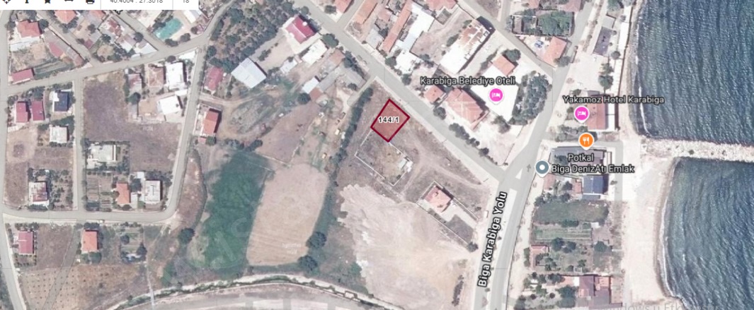 Ulucamii Mah-Karabiga Köyü. Biga Satılık Arsa |  380M2 4.620.000Tl Resim-4