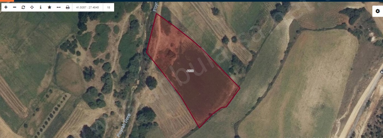 Karaağaç Köyü Lüleburgaz Satılık Tarla |  12000M2 2.530.000Tl Resim-1