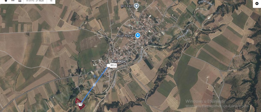 Karaağaç Köyü Lüleburgaz Satılık Tarla |  12000M2 2.530.000Tl Resim-3