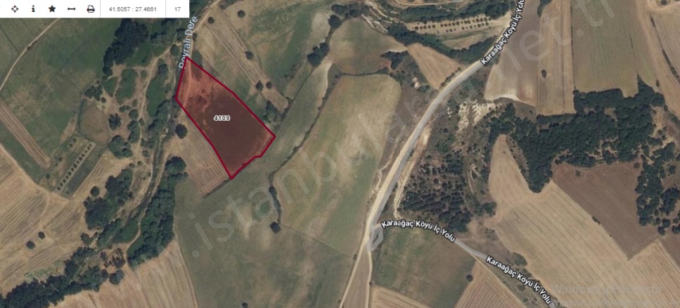 Karaağaç Köyü Lüleburgaz Satılık Tarla |  12000M2 2.530.000Tl Resim-5