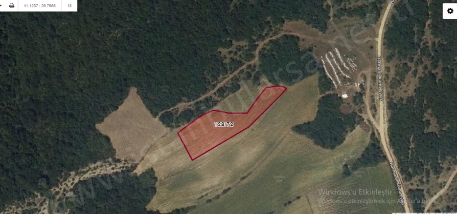 Harmanlı Köyü Uzunköprü Satılık Tarla |  3300M2 530.000Tl Resim-3