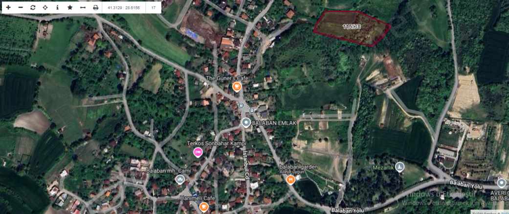 Arnavutköy Balabanda Satılık Tarla 9 139 M2 Müstakil Evlerin Yakını Balaban Mah