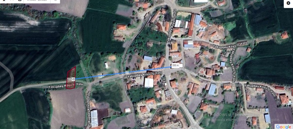 Yakupbey Köyü Meriç Satılık Arsa |  501M2 690.000Tl Resim-3