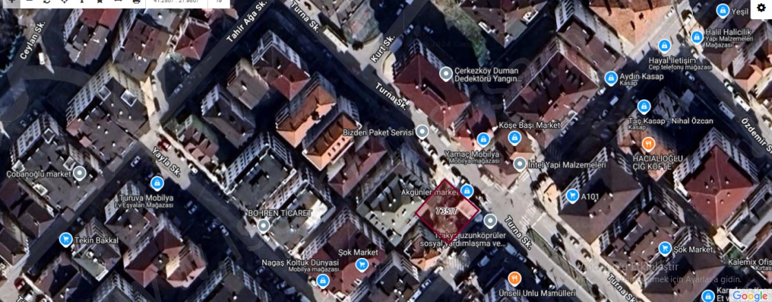 Fevzi Paşa Mah. Çerkezköy Satılık Arsa |  312M2 8.470.000Tl Resim-1