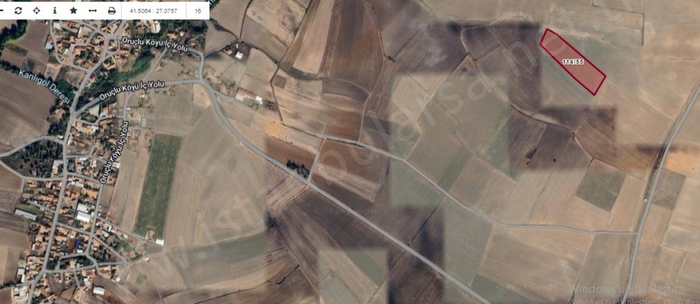 Oruçlu Köyü Babaeski Satılık Tarla |  2760M2 952.000Tl Resim-4