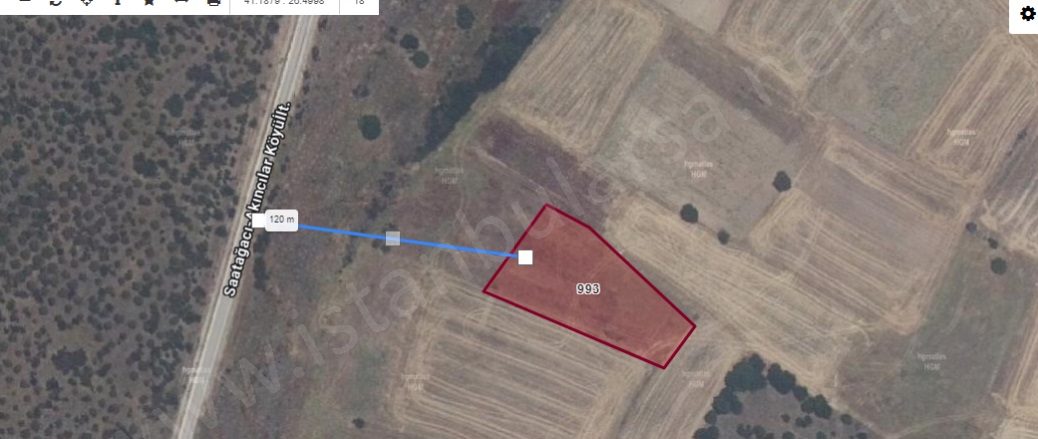 Akıncılar Köyü Meriç Satılık Tarla |  193M2 43.000Tl Resim-2