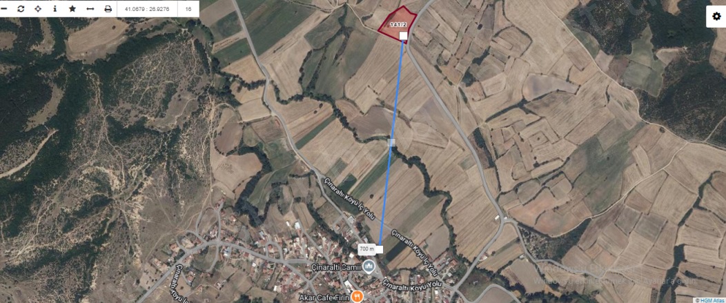 Çınaraltı Mah. Malkara Satılık Tarla |  8000M2 2.750.000Tl Resim-4