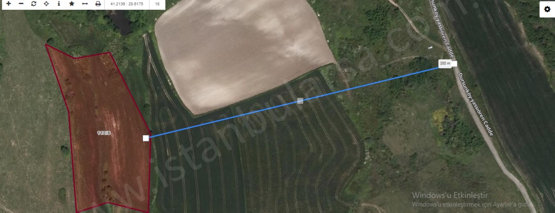 Dursunköy Mah. Arnavutköy Satılık Tarla |  284M2 1.430.000Tl Resim-1