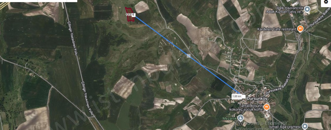 Dursunköy Mah. Arnavutköy Satılık Tarla |  284M2 1.430.000Tl Resim-2