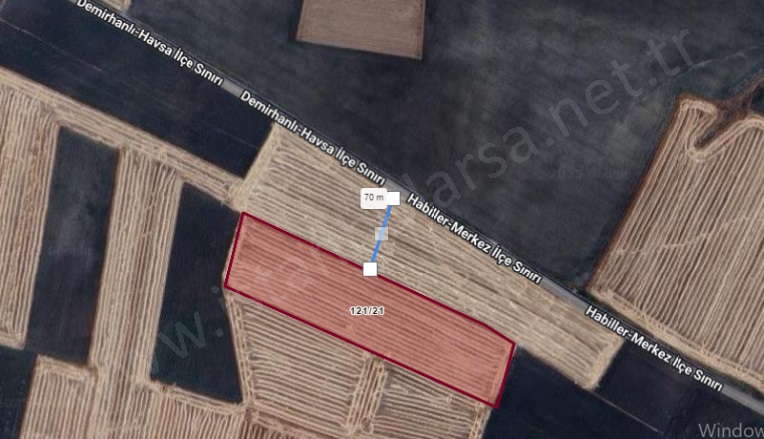 Demirhanlı Köyü Edirne Satılık Tarla |  261M2 130.000Tl Resim-4