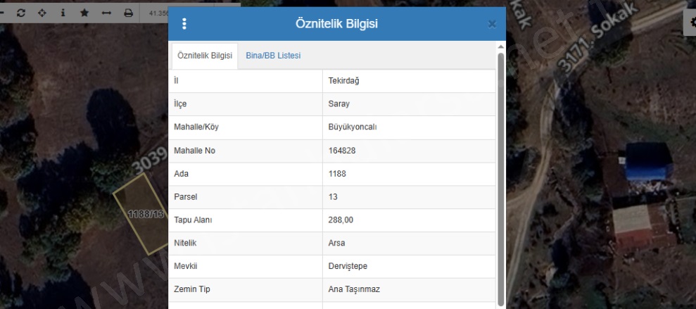 Büyükyoncalı Merkez Mah. Saray Satılık Arsa |  288M2 1.400.000Tl Resim-2