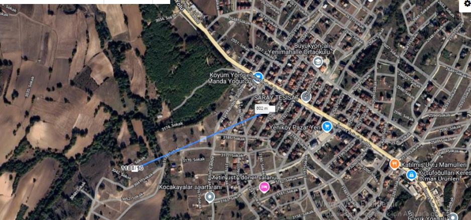 Büyükyoncalı Merkez Mah. Saray Satılık Arsa |  288M2 1.400.000Tl Resim-4