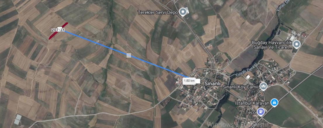 Beyazköy Mah. Saray Satılık Tarla |  2710M2 977.000Tl Resim-4