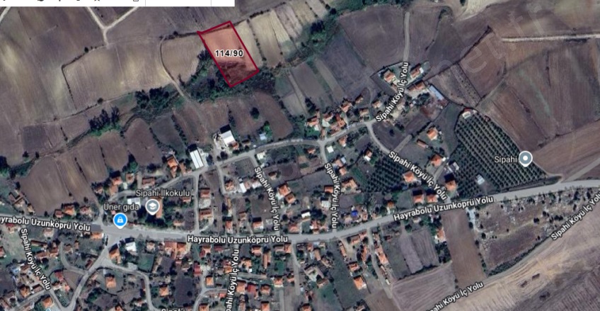 Sipahi Köyü Uzunköprü Satılık Tarla |  248M2 184.000Tl Resim-2