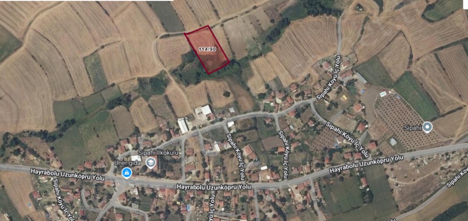 Sipahi Köyü Uzunköprü Satılık Tarla |  248M2 184.000Tl Resim-4