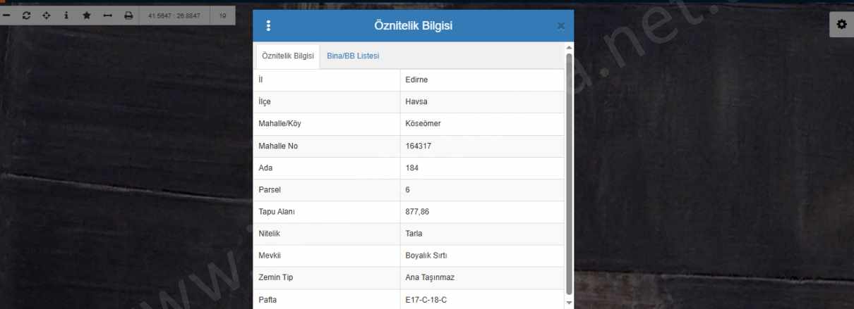 Edirne Havsa Köseömer Köyünde Satılık Tarla 877 M2 Resmi Yola Cephe Müstakil