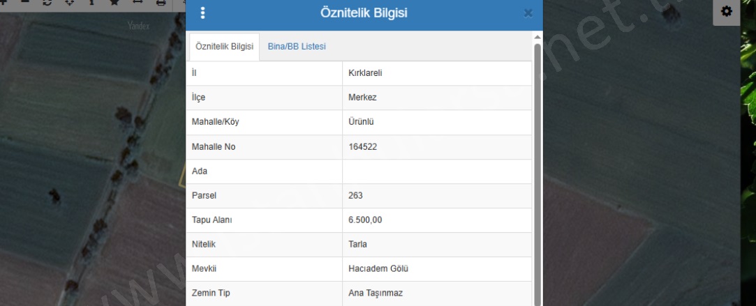 Ürünlü Köyü Kırklareli Satılık Tarla |  6500M2 1.210.000Tl Resim-2
