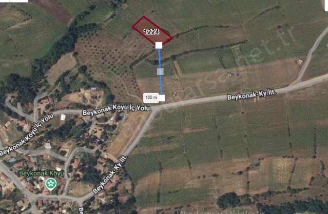 Beykonak Köyü Uzunköprü Satılık Tarla |  325M2 130.000Tl Resim-4