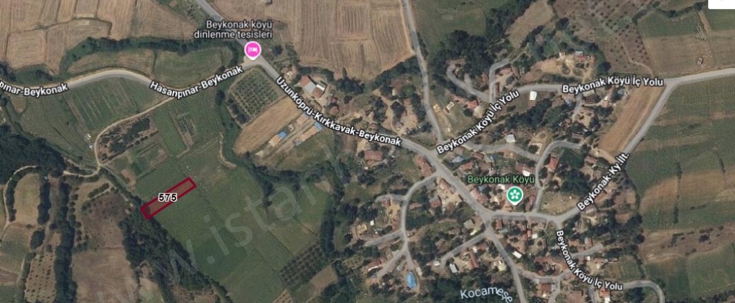 Beykonak Köyü Uzunköprü Satılık Tarla |  318M2 130.000Tl Resim-3