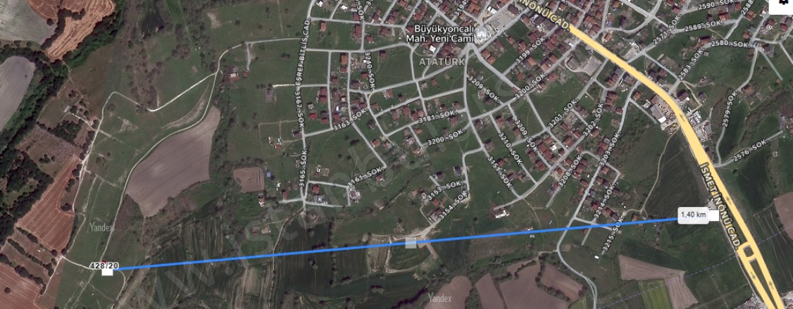 Büyükyoncalı Merkez Mah. Saray Satılık Arsa |  266M2 1.182.000Tl Resim-3