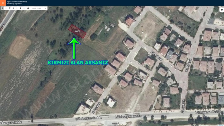 Dere Mah. Pınarhisar Satılık Arsa |  382M2 2.850.000Tl Resim-1