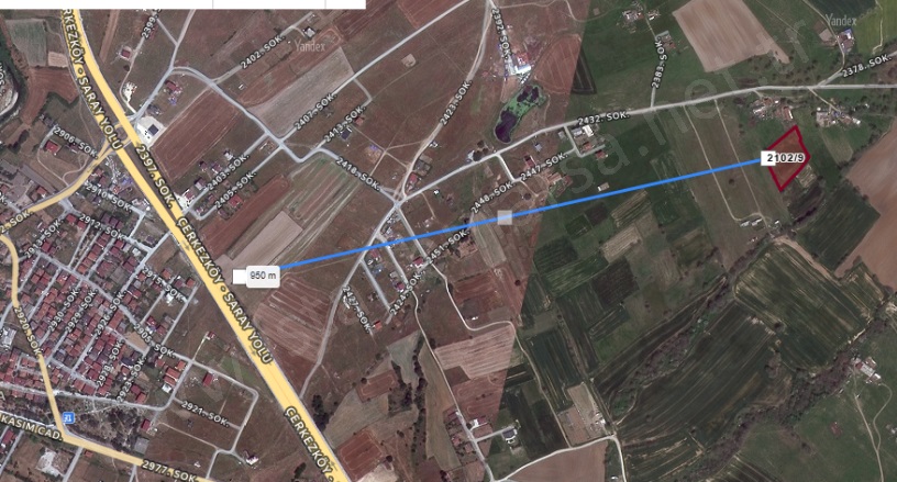 Bozoba Mah. Saray Satılık Tarla |  4586M2 5.500.000Tl Resim-4