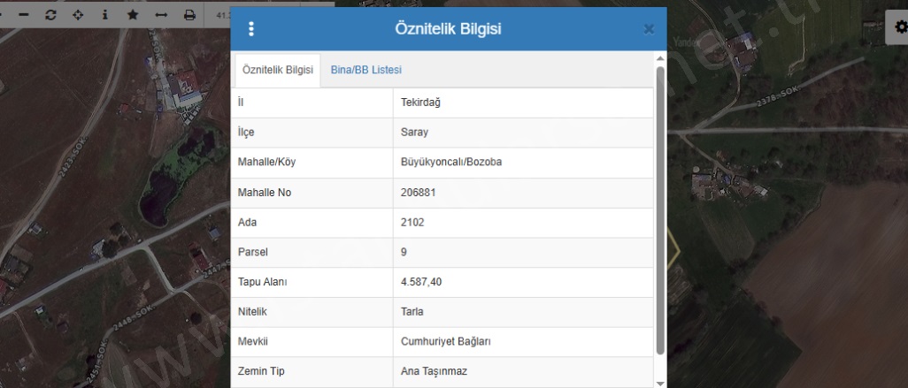 Bozoba Mah. Saray Satılık Tarla |  4586M2 5.500.000Tl Resim-5