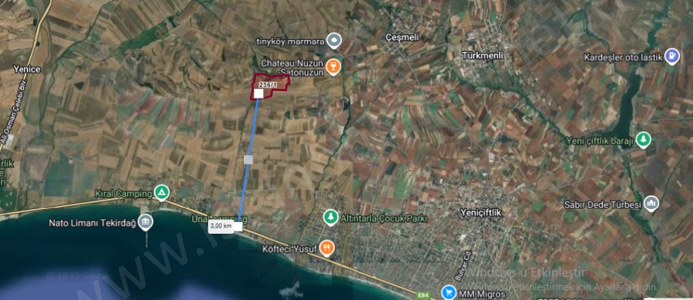 Çeşmeli Mah. Marmaraereğlisi Satılık Tarla |  386M2 356.000Tl Resim-4