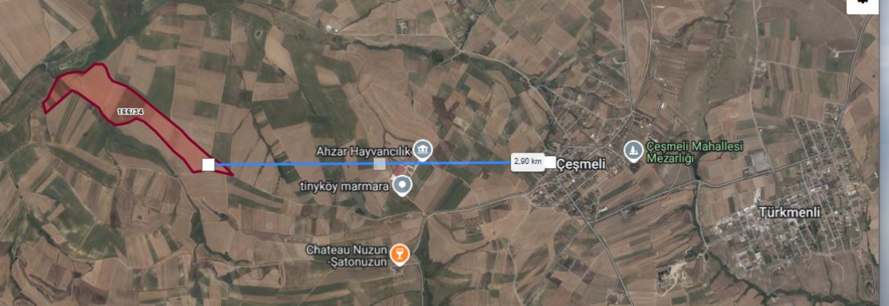 Çeşmeli Mah. Marmaraereğlisi Satılık Tarla |  592M2 345.000Tl Resim-3