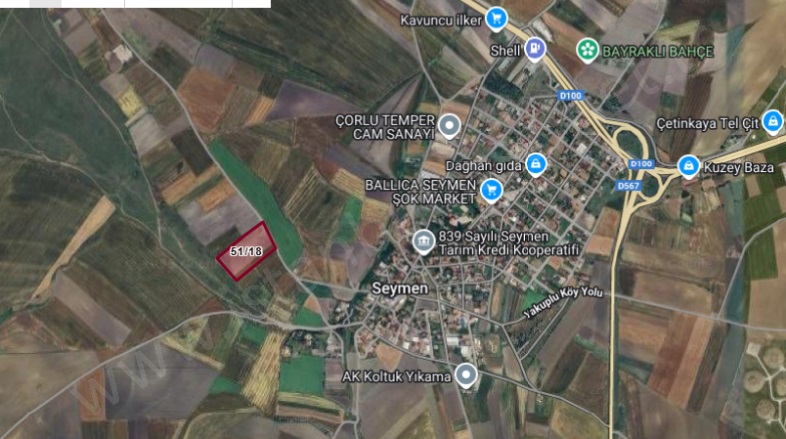 Seymen Mah. Çorlu Satılık Tarla |  700M2 920.000Tl Resim-3