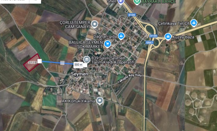 Seymen Mah. Çorlu Satılık Tarla |  700M2 920.000Tl Resim-4