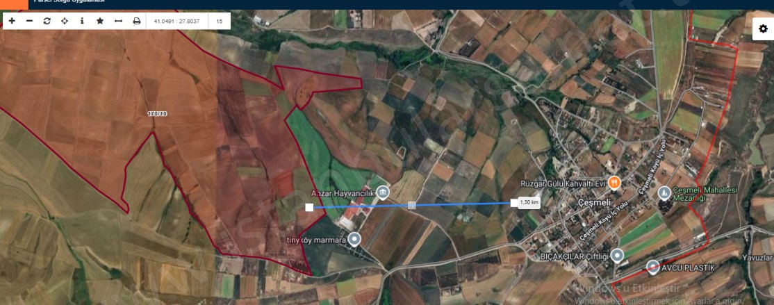 Çeşmeli Mah. Marmaraereğlisi Satılık Tarla |  1345M2 632.000Tl Resim-2