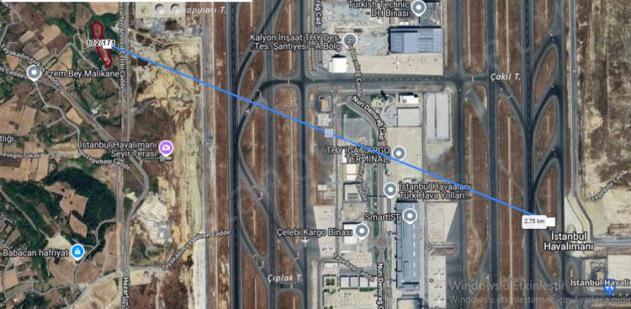 Tayakadın Mah. Arnavutköy Satılık Tarla |  202M2 1.100.000Tl Resim-3