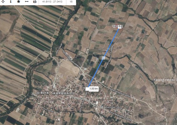 Halilpaşa Mah-Karahalil Köyü. Babaeski Satılık Tarla |  277M2 201.000Tl Resim-5