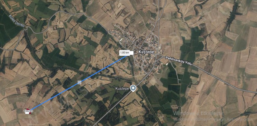 Kurtuluş Mah. Pehlivanköy Satılık Tarla |  2812M2 1.100.000Tl Resim-3