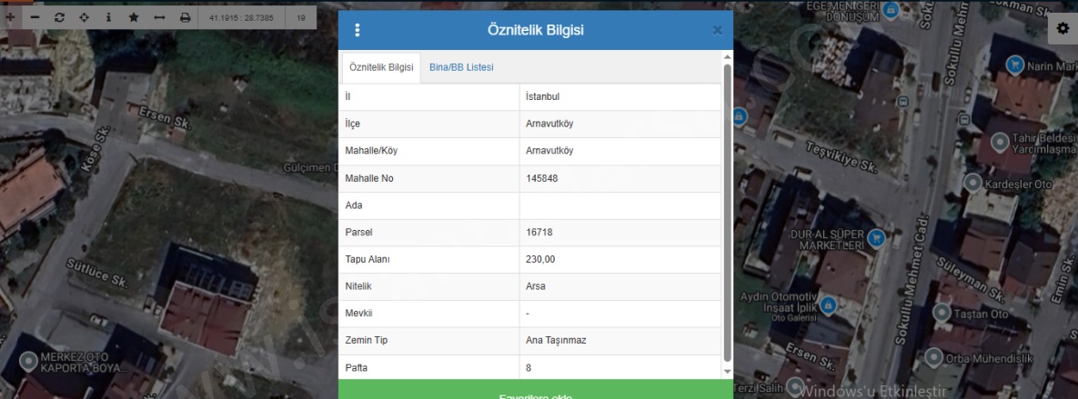 Adnan Menderes Mah. Arnavutköy Satılık Arsa |  230M2 6.050.000Tl Resim-2