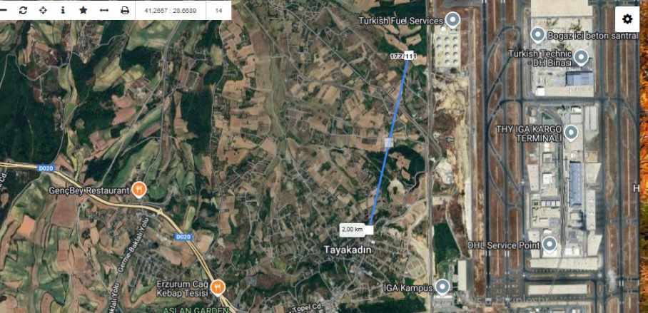 Arnavutköy Tayakadın Satılık Tarla Arsa 185 M2 Yolu Var Evlerin Yakını Hisseli Mah