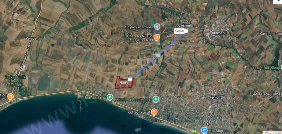 Çeşmeli Mah. Marmaraereğlisi Satılık Tarla |  526M2 770.000Tl Resim-4