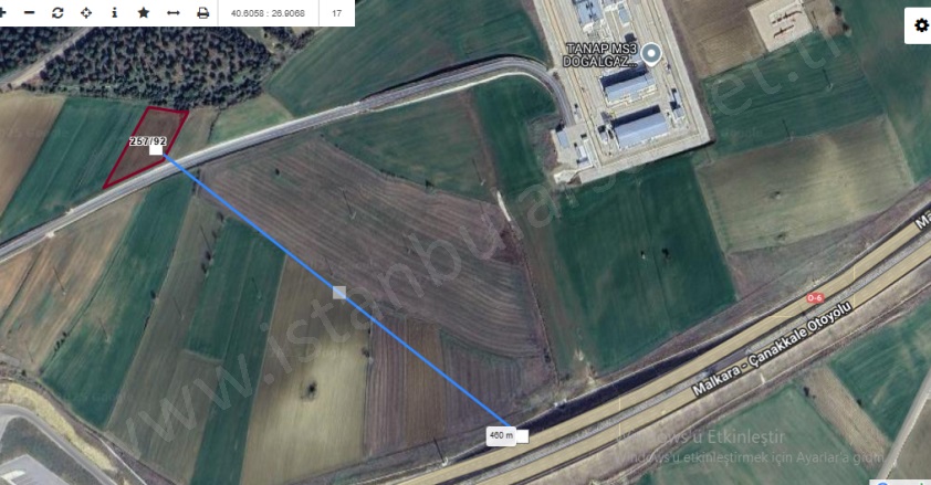 Hürriyet Mah-Kavakköy Köyü. Gelibolu Satılık Tarla |  2681M2 2.475.000Tl Resim-5