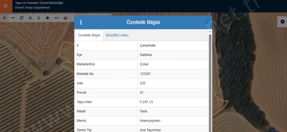 Çokal Köyü Gelibolu Satılık Tarla |  5247M2 2.475.000Tl Resim-2