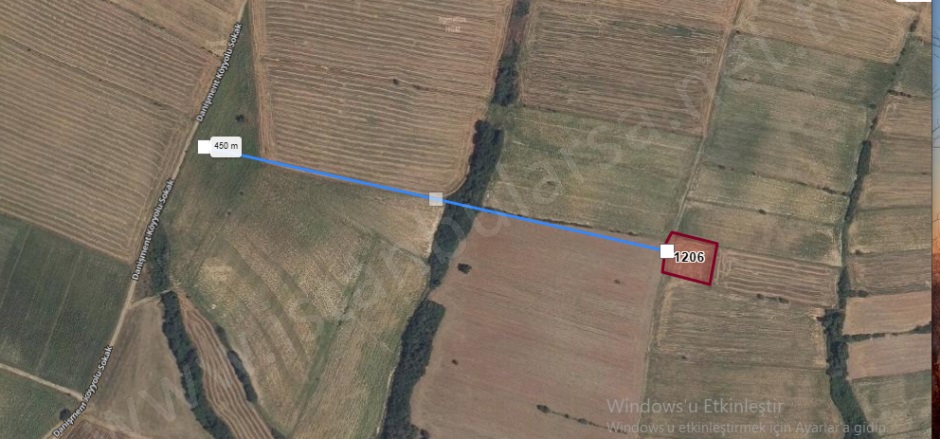 Danişment Mah. Hayrabolu Satılık Tarla |  2000M2 1.100.000Tl Resim-2