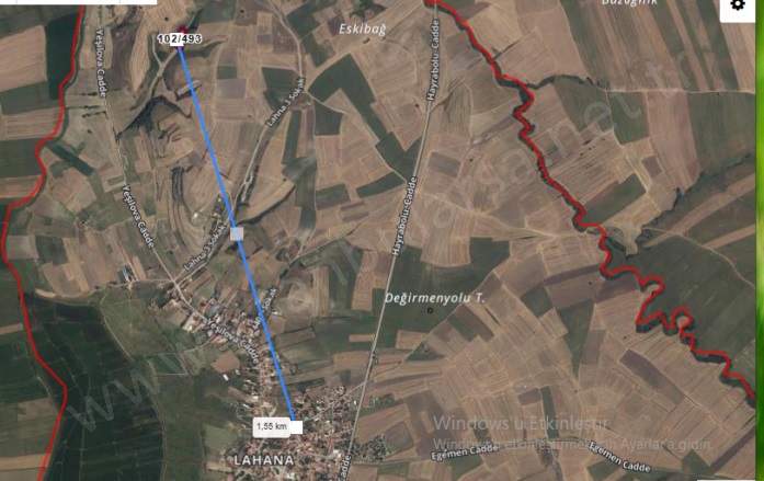 Lahna Mah. Hayrabolu Satılık Tarla |  2290M2 1.000.000Tl Resim-5