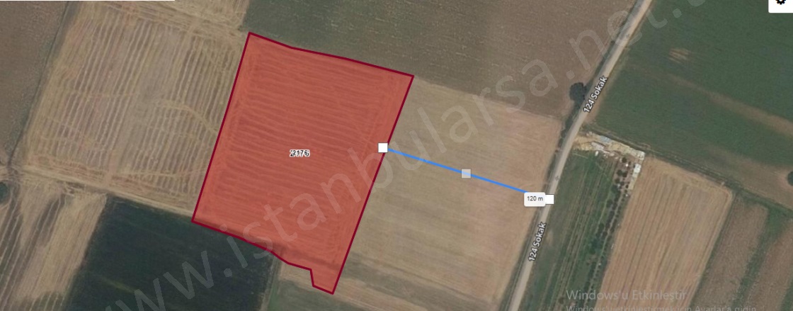 Kazımpaşa Mah-İnece Köyü. Kırklareli Satılık Tarla |  319M2 150.000Tl Resim-4