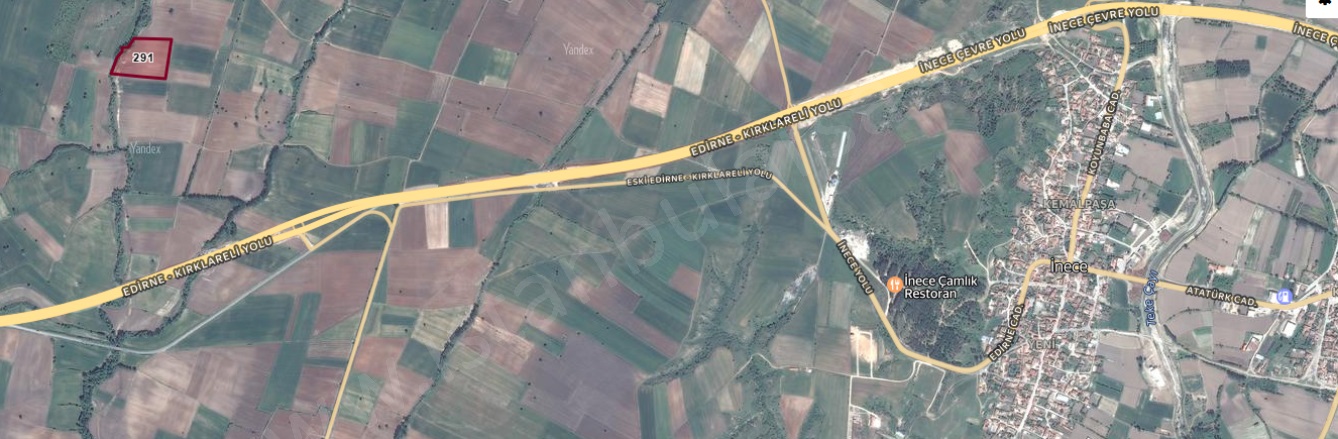 Ulukonak Mah-İnece Köyü. Kırklareli Satılık Tarla |  712M2 287.000Tl Resim-4