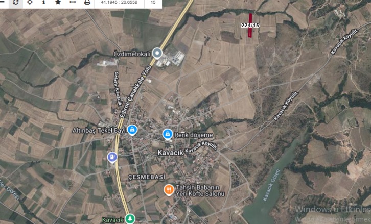 Kavacık Köyü Uzunköprü Satılık Tarla |  2811M2 977.000Tl Resim-1