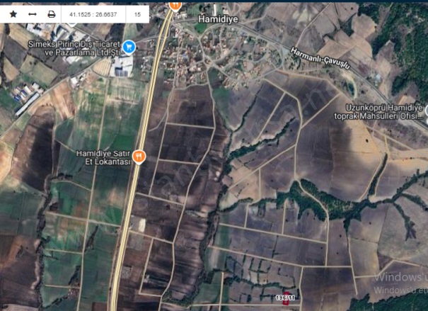 Hamidiye Köyü Uzunköprü Satılık Tarla |  1527M2 575.000Tl Resim-4