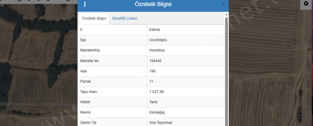 Hamidiye Köyü Uzunköprü Satılık Tarla |  1527M2 575.000Tl Resim-5